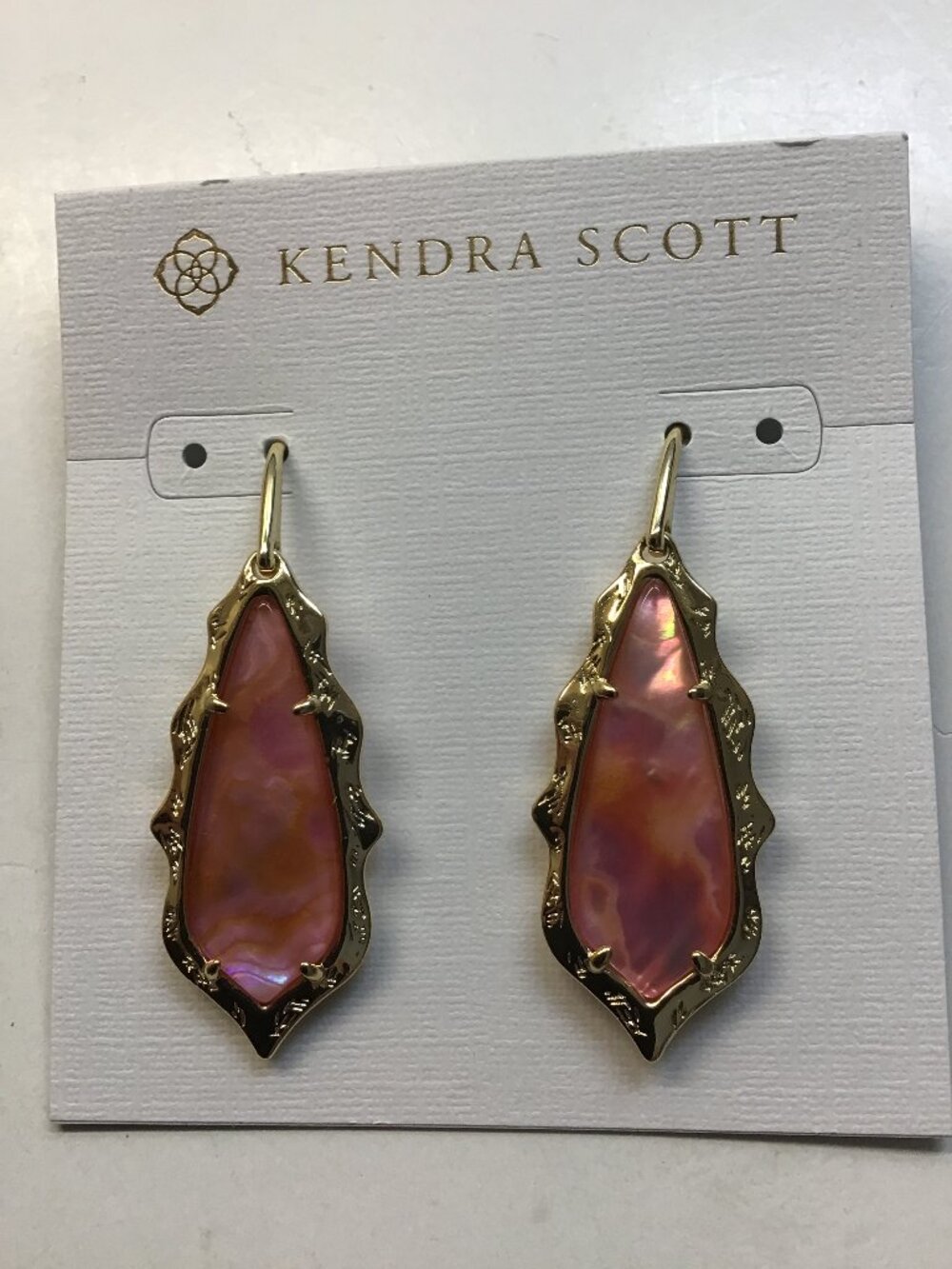 Kendra Scott New Pink Mother of Pearl Earrings